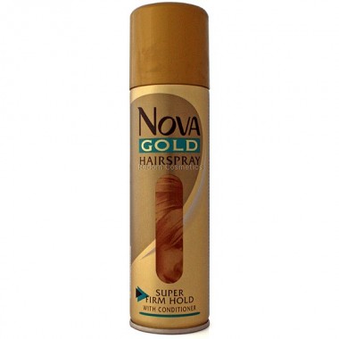 NOVA LAKIER DO WOSW GOLD SUPER FIRM HOLD 200 ML