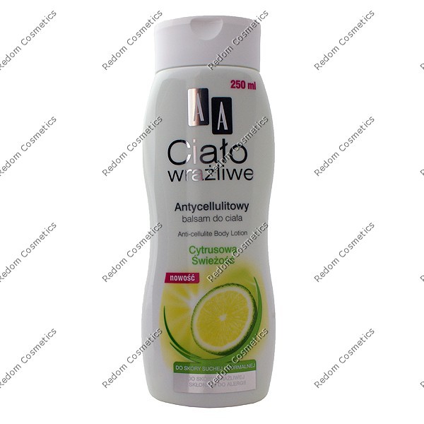 AA CIAO WRALIWE CYTRUSOWA WIEO ANTYCELLULITOWY BALSAM DO CIAA 250 ML