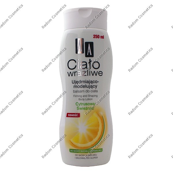 AA CIAO WRALIWE CYTRUSOWA WIEO UJDRNIAJCO - MODELUJCY BALSAM DO CIAA 250 ML