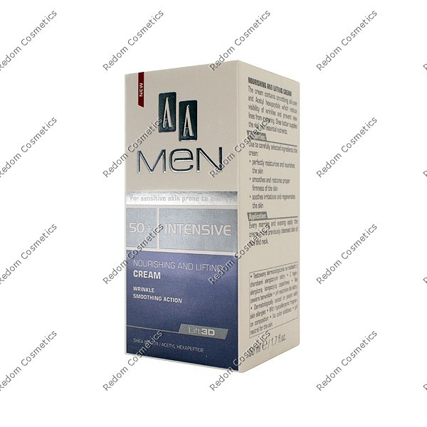 AA MEN 50+ INTENSIVE KREM ODYWCZO - LIFTINGUJCY 50 ML