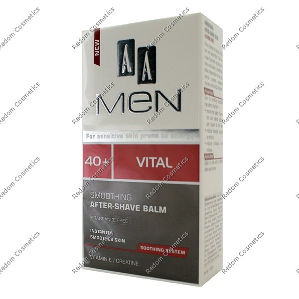 AA MEN 40+ VITAL WYGADZAJACY BALSAM PO GOLENIU BEZZAPACHOWY 100 ML