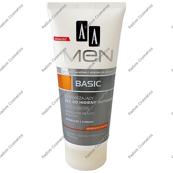 AA MEN BASIC OD�WIE�AJ�CY �EL DO HIGIENY INTYMNEJ 200 ML