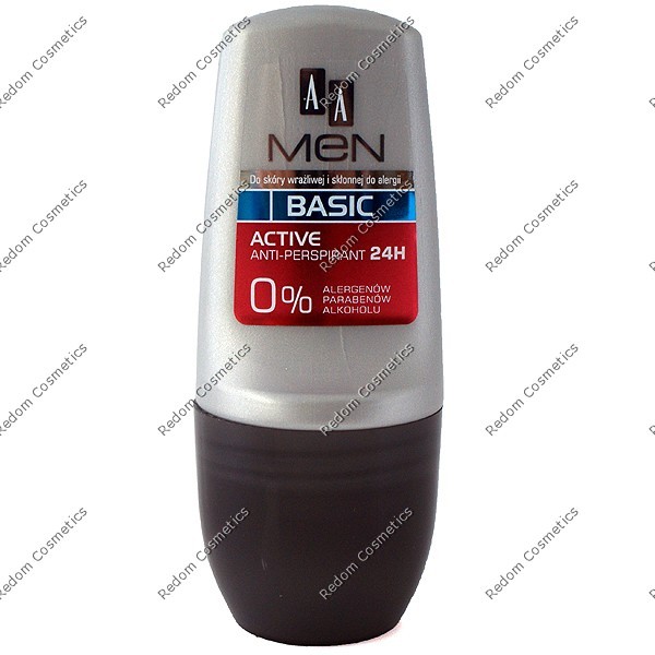 AA MEN BASIC ACTIV DEZODORANT ROLL-ON 50 ML