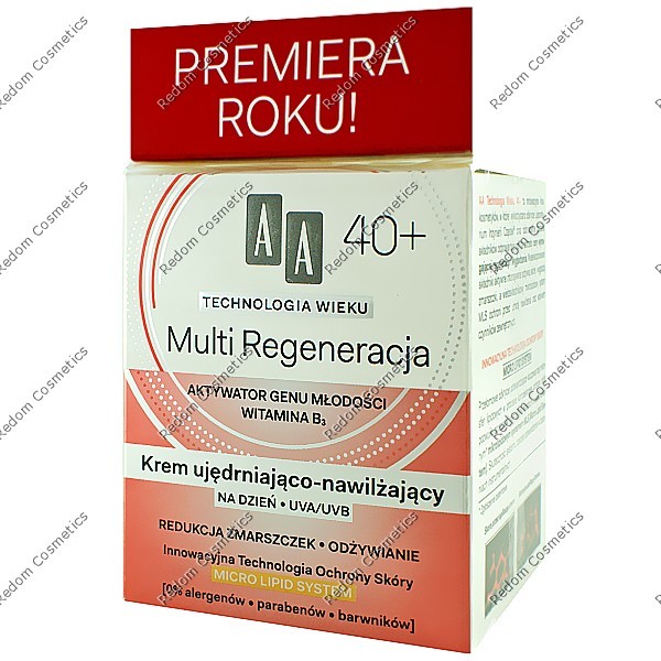 AA TECHNOLOGIA WIEKU 40+ KREM UJDRNIAJCO-NAWILZAJCY NA DZIE 50 ML
