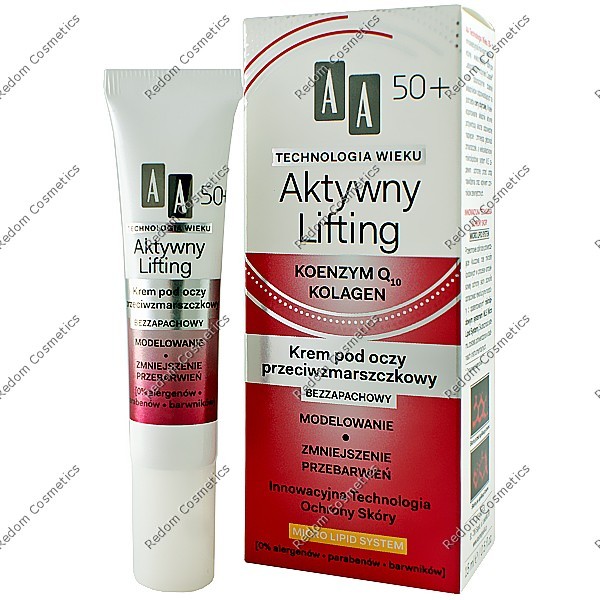 AA TECHNOLOGIA WIEKU 50+ KREM POD OCZY PRZECIWZMARSZCZKOWY 15 ML