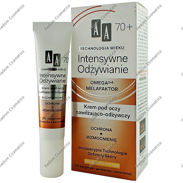 AA TECHNOLOGIA WIEKU 70+ KREM POD OCZY NAWIL�AJ�CO-OD�YWCZY 15 ML