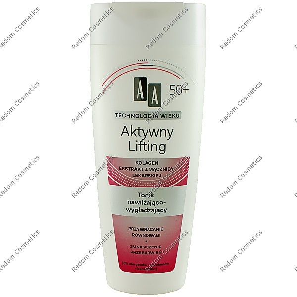 AA TECHNOLOGIA WIEKU 50+ TONIK NAWILZAJCO-WYGADZAJCY 200 ML