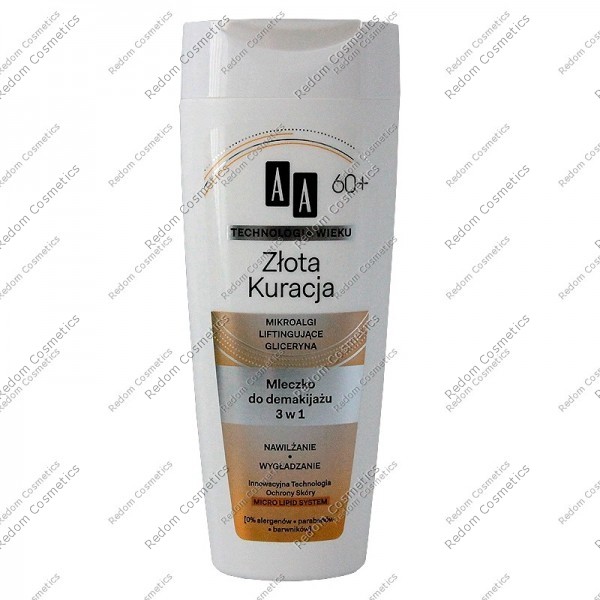 AA TECHNOLOGIA WIEKU 60+ MLECZKO DO DEMAKIJA�U 3W1 200ML