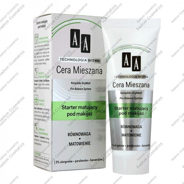 AA TECHNOLOGIA WIEKU CERA MIESZANA STARTER MATUJ�CY POD MAKIJA� 50ML