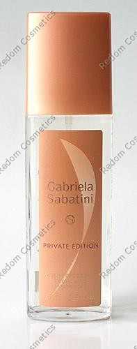 GABRIELA SABATINI PRIVATE EDITION DEZODORANT PERFUMOWANY 75 ML ATOMIZER