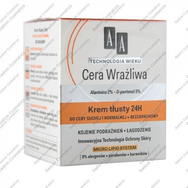  AA TECHNOLOGIA WIEKU CERA WRALIWA KREM NAWILAJCO-OCHRONNY 50ML