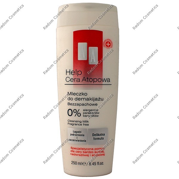 AA HELP MLECZKO DO DEMAKIJAU CERA ATOPOWA 250 ML