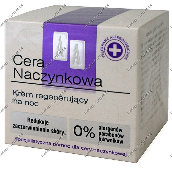 AA CERA NACZYNKOWA KREM REGENRUJACY NA NOC 50 ML