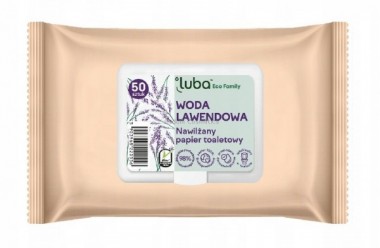 LUBA NAWILANY PAPIER TOALETOWY LAWENDA 50 SZTUK