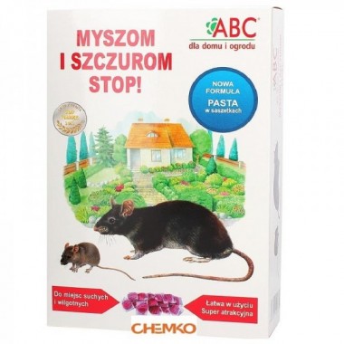 ABC PASTA NA SZCZURY I MYSZY 200G