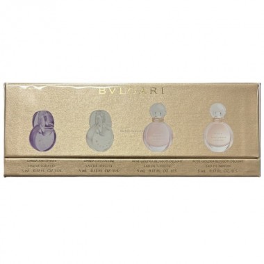BVLGARI ZESTAW MINIATUREK DLA KOBIET 4 X 5 ML