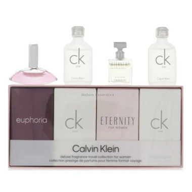 CALVIN KLEIN ZESTAW MINIATUR SET 10 ML X4