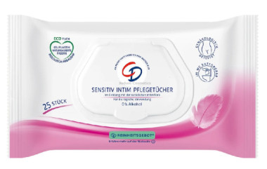 CD CHUSTECZKI DO PIEL�GNACJI INTYMNEJ, SENSITIV 25SZT.