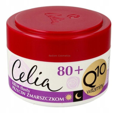 CELIA Q10 80+ KREM PRZECIWSTARZENIOWY DO TWARZY 0 SPF DZIE� I NOC 50 ML