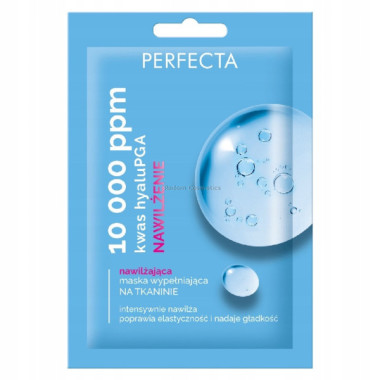 PERFECTA 10 000 PPM NAWIL�AJ�CA MASKA WYPE�NIAJ�CA DO TWARZY NA TKANINIE