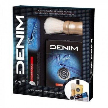 DENIM ORIGINAL ZESTAW KREM DO GOLENIA+ PDZEL+ WODA PO GOLENIU 100 ML