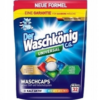 DER WASCHKONIG KAPSUKI DO PRANIA TKANIN KOLOROWYCH A'32