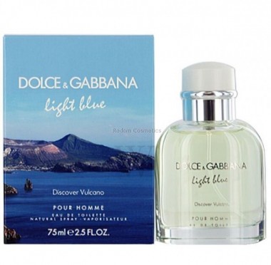 DOLCE & GABBANA LIGHT BLUE DISCOVER VULCANO WODA TOALETOWA 75 ML