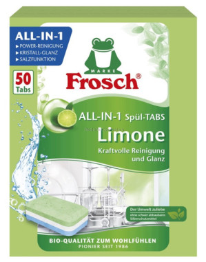 FROSCH LIMONEN TABLETKI DO ZMYWARKI 50SZT