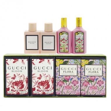 GUCCI FLORA GORGEOUS GARDENIA & BLOOM ZESTAW MINIATUREK 20 ML (4 X 5 ML)