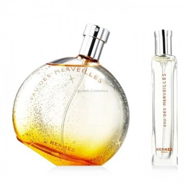 HERMES EAU DES MERVEILLES WODA TOALETOWA DLA KOBIET 100 ML + WODA TOALETOWA 15 ML