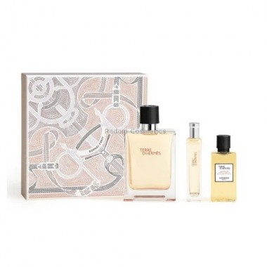 HERMES TERRE D'HERMES WODA TOALETOWA DLA MʯCZYZN 100 ML + WODA TOALETOWA 15 ML + EL POD PRYSZNIC 40 ML