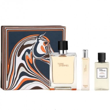 HERMES TERRE D'HERMES WODA TOALETOWA DLA MʯCZYZN 100 ML + WODA TOALETOWA 15 ML + WODA PO GOLENIU 40 ML