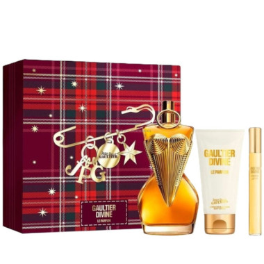 JEAN PAUL GAULTIER DIVINE LE PARFUM WODA PERFUMOWANA INTENSE DLA KOBIET 100 ML + WODA PERFUMOWANA INTENSE 10 ML + BALSAM DO CIA�A 75 ML