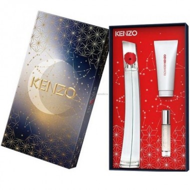 KENZO BY FLOWER WODA PERFUMOWANA DLA KOBIET 100 ML + WODA PERFUMOWANA 10 ML + MLECZKO DO CIAA 75ML