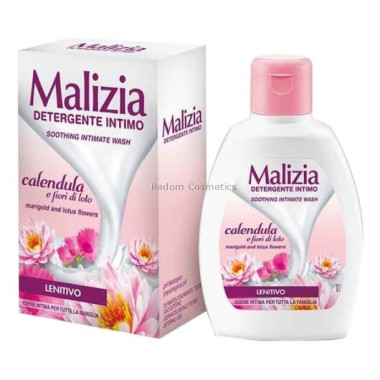 MALIZIA KWIATY NAGIETKA I LOTOSU KOJ�CY P�YN DO HIGIENY INTYMNEJ 200 ML
