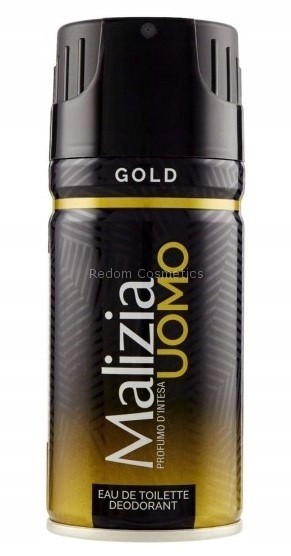 MALIZIA UOMO GOLD DEZODORANT MĘSKI 150 ML