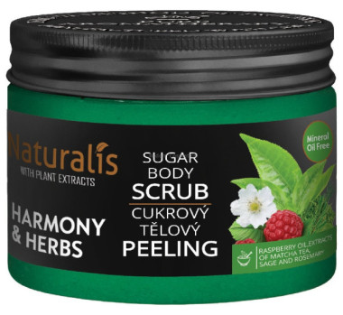 NATURALIS HARMONY & HERBS CUKROWY PEELING DO CIA�A 250G