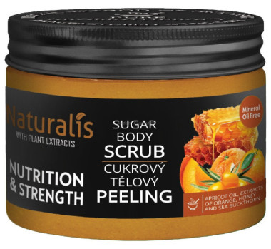 NATURALIS NUTRITION & STRENGTH CUKROWY PEELING DO CIA�A 250G