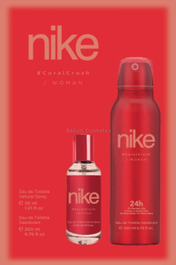 NIKE CORAL CRASH WODA TOALETOWA DLA KOBIET 30 ML + DEZODORANT SPRAY 200 ML