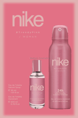 NIKE TRENDY PINK WODA TOALETOWA DLA KOBIET 30 ML + DEZODORANT SPRAY 200 ML