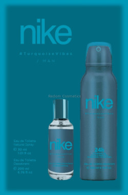 NIKE TURQUOISE WODA TOALETOWA DLA MʯCZYZN 30 ML + DEZODORANT SPRAY 200 ML