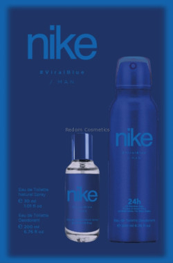 NIKE VIRAL BLUE WODA TOALETOWA DLA MʯCZYZN 30 ML + DEZODORANT SPRAY 200 ML