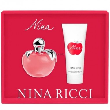 NINA RICCI NINA WODA TOALETOWA ZESTAW DLA KOBIET 80 ML+ BALSAM DO CIAA 100 ML