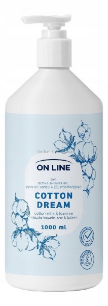 ON LINE EL POD PRYSZNIC & PYN DO KPIELI COTTON DREAM BAWENA & JAMIN 1L