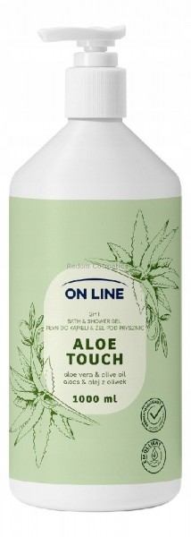 ON LINE EL POD PRYSZNIC & PYN DO KPIELI ALOE TOUCH ALOES & OLIWKA 1L