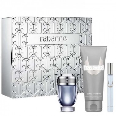 PACO RABANNE INVICTUS WODA TOALETOWA DLA MʯCZYZN 100 ML + WODA TOALETOWA 10 ML + EL POD PRYSZNIC 100 ML