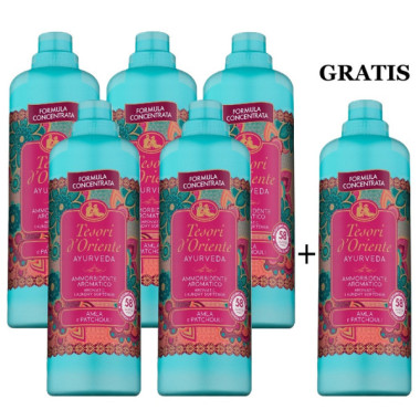 TESORI D'ORIENTE P�YN DO P�UKANIA AYURVEDA 1160 ML ZESTAW 5+1