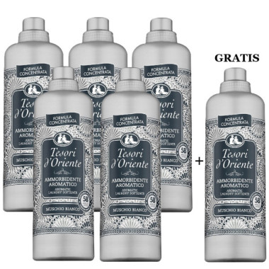 TESORI D'ORIENTE P�YN DO P�UKANIA MUSCHIO BIANCO 1160 ML ZESTAW 5+1 SZTUKI