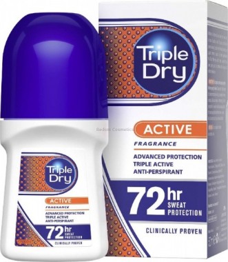 TRIPLE DRY ACTIVE MEN ANTYPERSPIRANT W KULCE DLA AKTYWNYCH MʯCZYZN 50ML