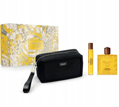 VERSACE EROS ENERGY WODA PERFUMOWANA DLA MʯCZYZN 100 ML + MINI 10 ML + KOSMETYCZKA